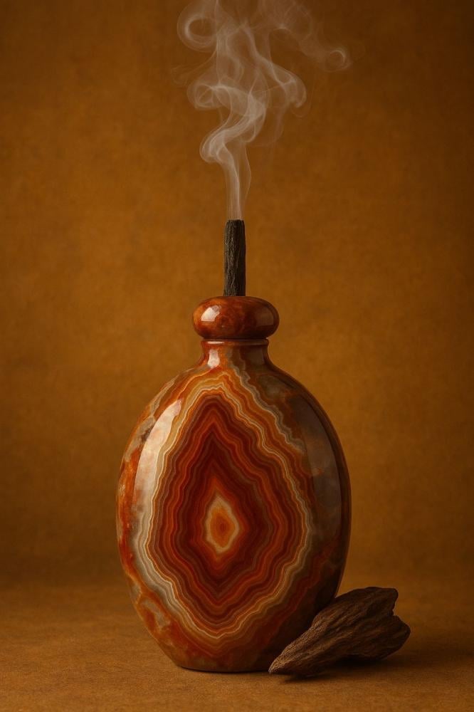 كيف تتحول رائحة العود إلي فن يُرى
