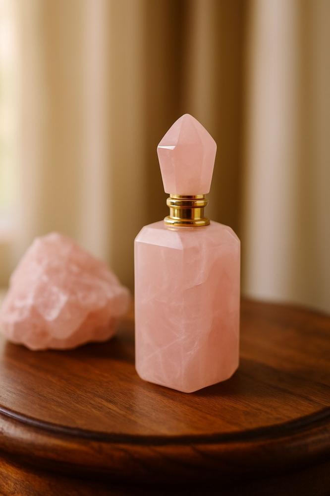 تولة حجر الروز كوارتز: تصميم فاخر يحفظ عبير العطر