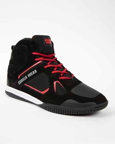 Troy High Tops - Black/Red