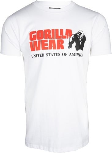 Athlete T-shirt 2.0 - Gorilla Wear - Black/White - مستقبل العضلات