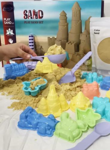 رمل سحري ١ كيلو + مجسمات