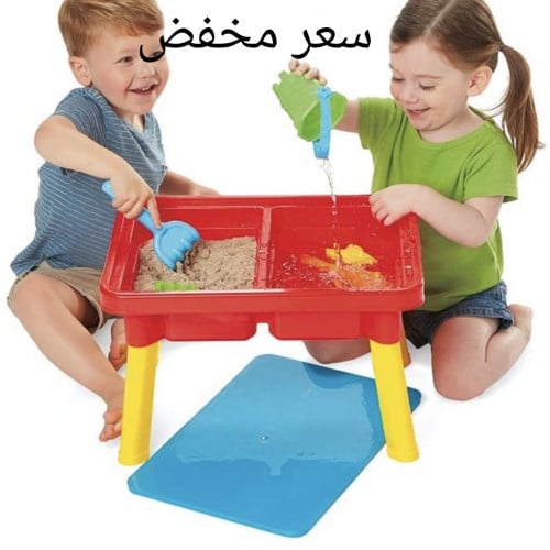 طاولة رمل وماء + مجسمات