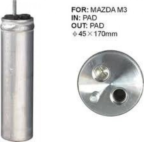 #12388W صفاية مكيف فريون مازدا ام 2 وام 3 04-11 / RECEIVER DRIER MAZDA M2 M3 04-11