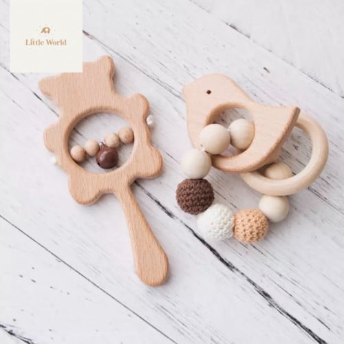 طقم خرخيشة لون بني