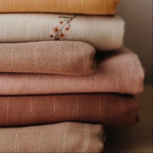 قماط قطن عضوي ماركة موشي (بني)