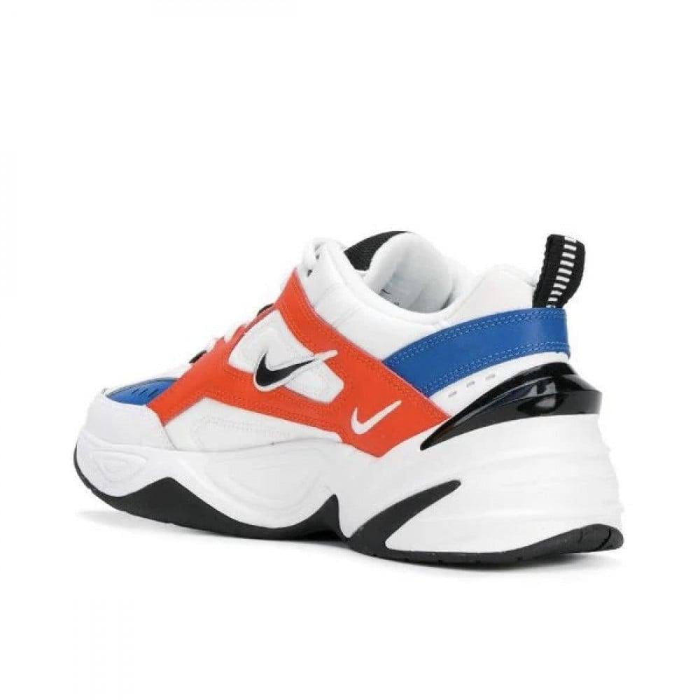 Nike m2k tekno summit white black team orange hotsell