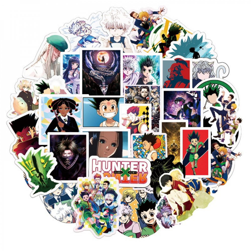 anime hunter stickers 100 pcs the giftalist