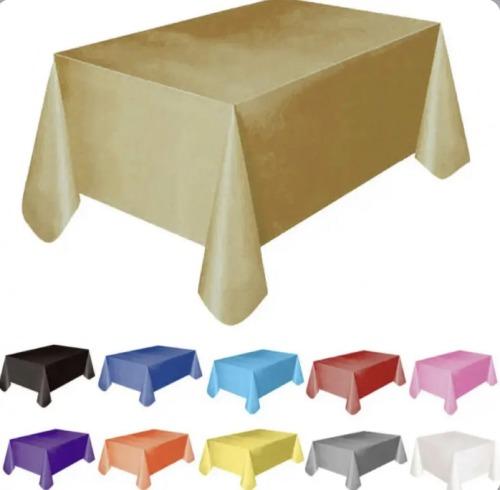 سفر مفارش حفلات سادة Plain party tablecloths