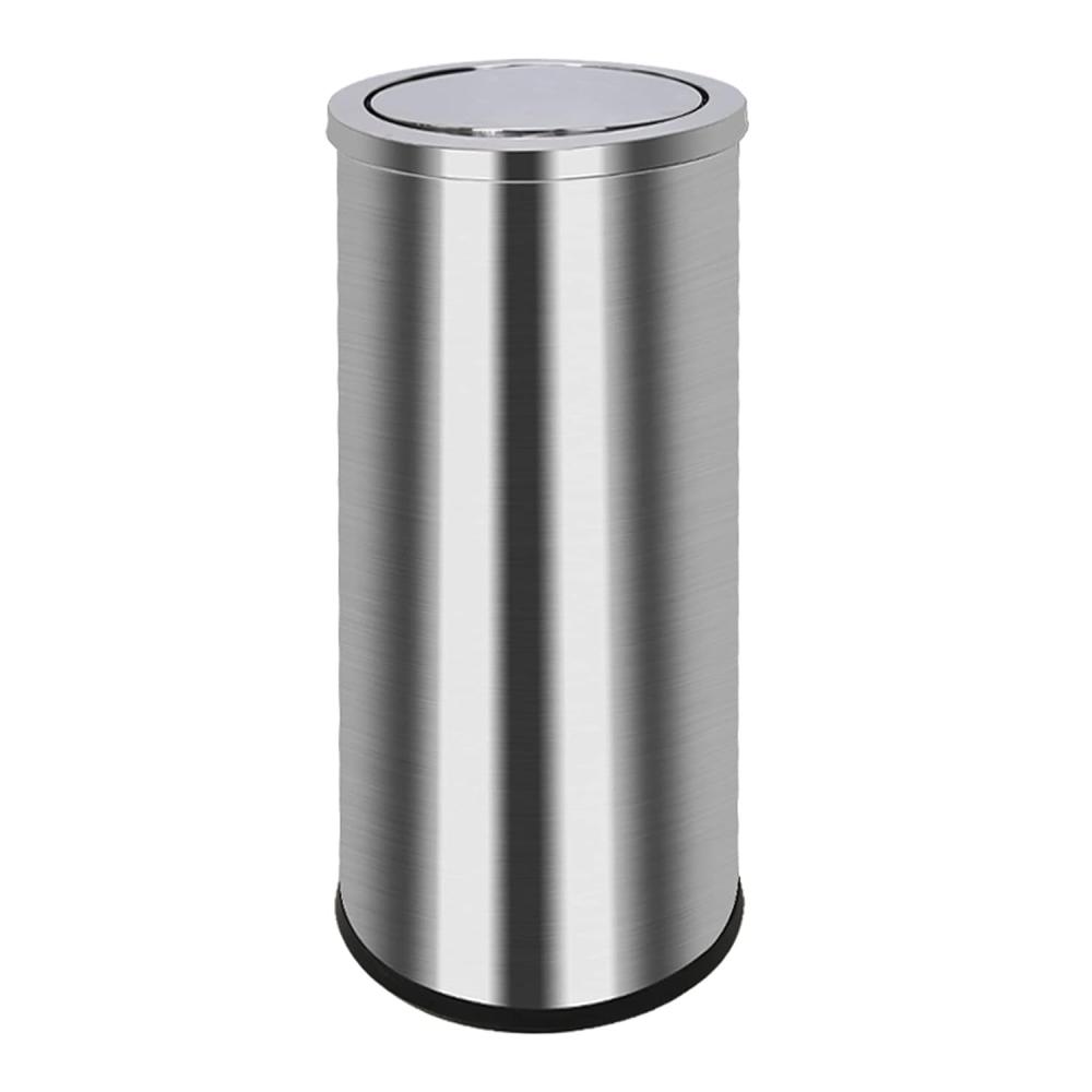 سلة نفايات مع فتحة قلاب 30 لتر