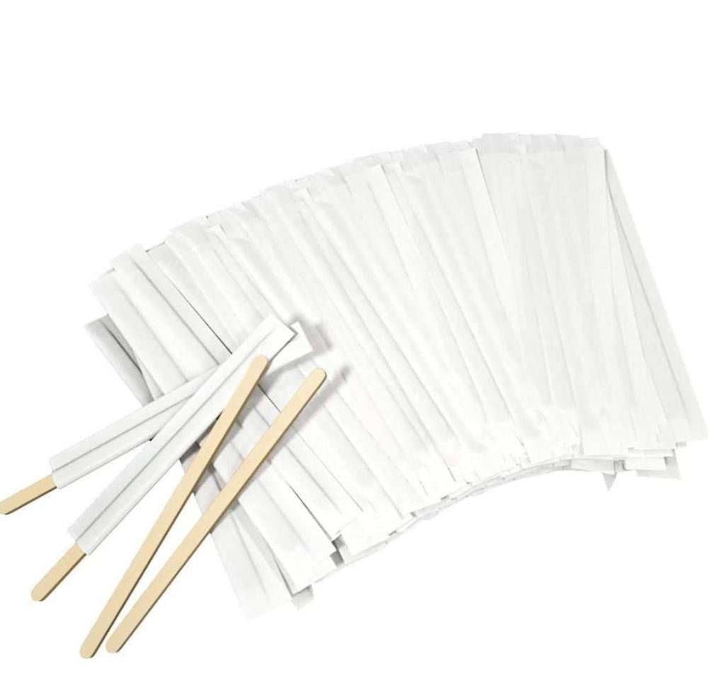 اعواد تحريك خشب 20 حبة 19 سم  - متجر مثالية النظافة