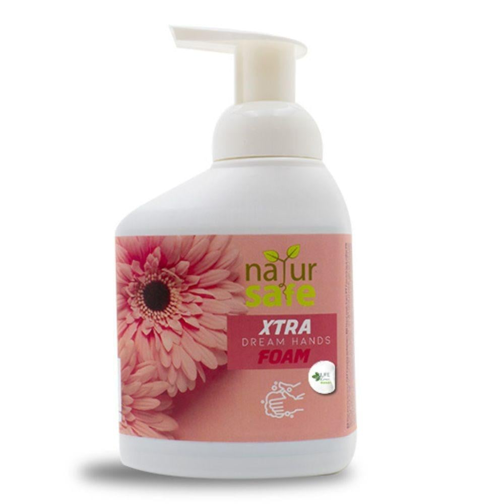 زجاجة رغوة غسل اليدين العضوية Natursafe Xtra Dream Hands سعة 500 مل
