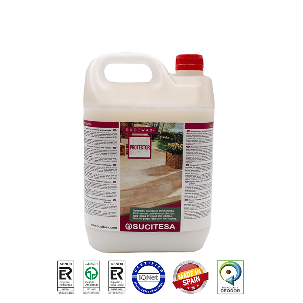 Pore-sealant. Anti-stains protection. 5 LTR