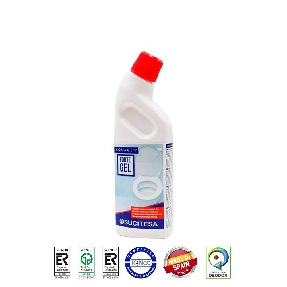 Cleaner and descaler for WC. Gel. 1 LTR