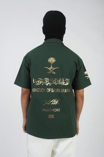 Green Saudi shirt