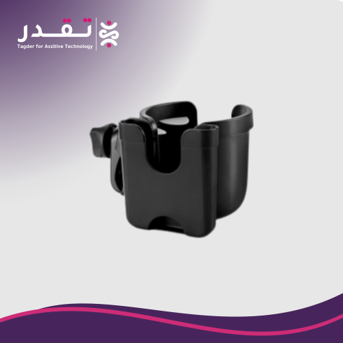 حامل الكوب والهاتف للكراسي المتحركة