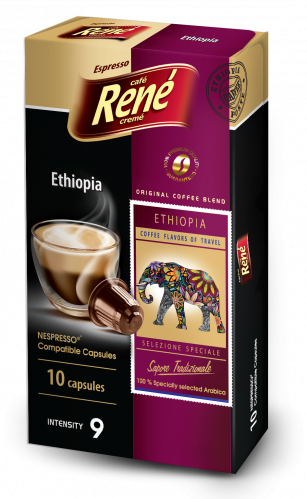 كبسولات نسبريسو قهوة اثيوبيا من ريني كافيه