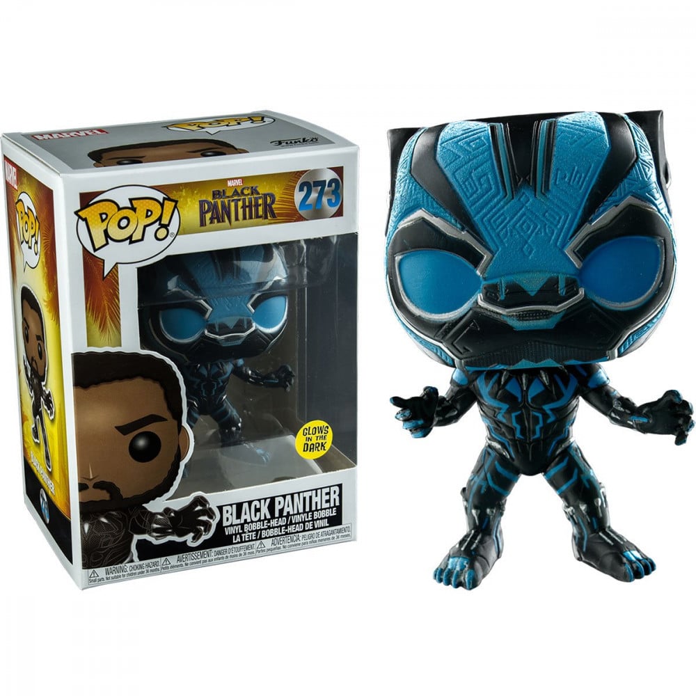 blue black panther funko pop