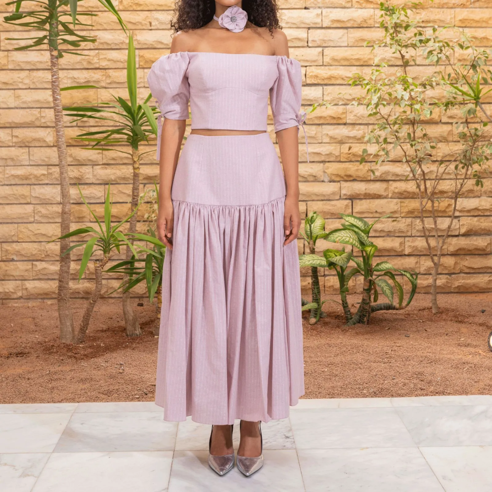 طقم تنورة وتوب