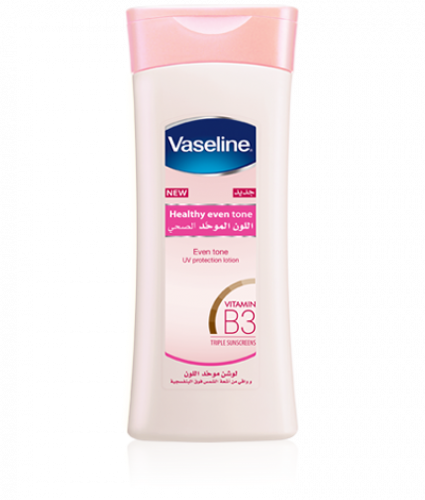 لوشن جسم من فازلين اللون الموحد الاساسي للحصول على بشرة افتح (احجام مختلفه)
