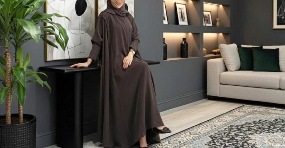 عباية تربل كلوش فاخرة من عامرية