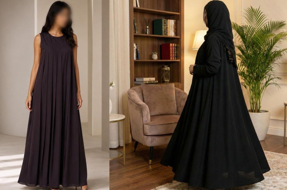 عبايات صيفي للطلعات الطويلة من متجر عامرية