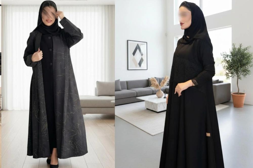عبايات دوام سوداء فاخرة من متجر عامرية