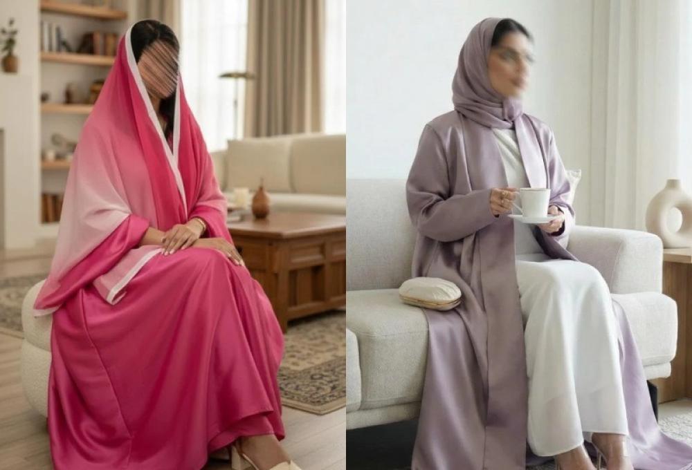 عبايات ملونة فاخرة من عامرية