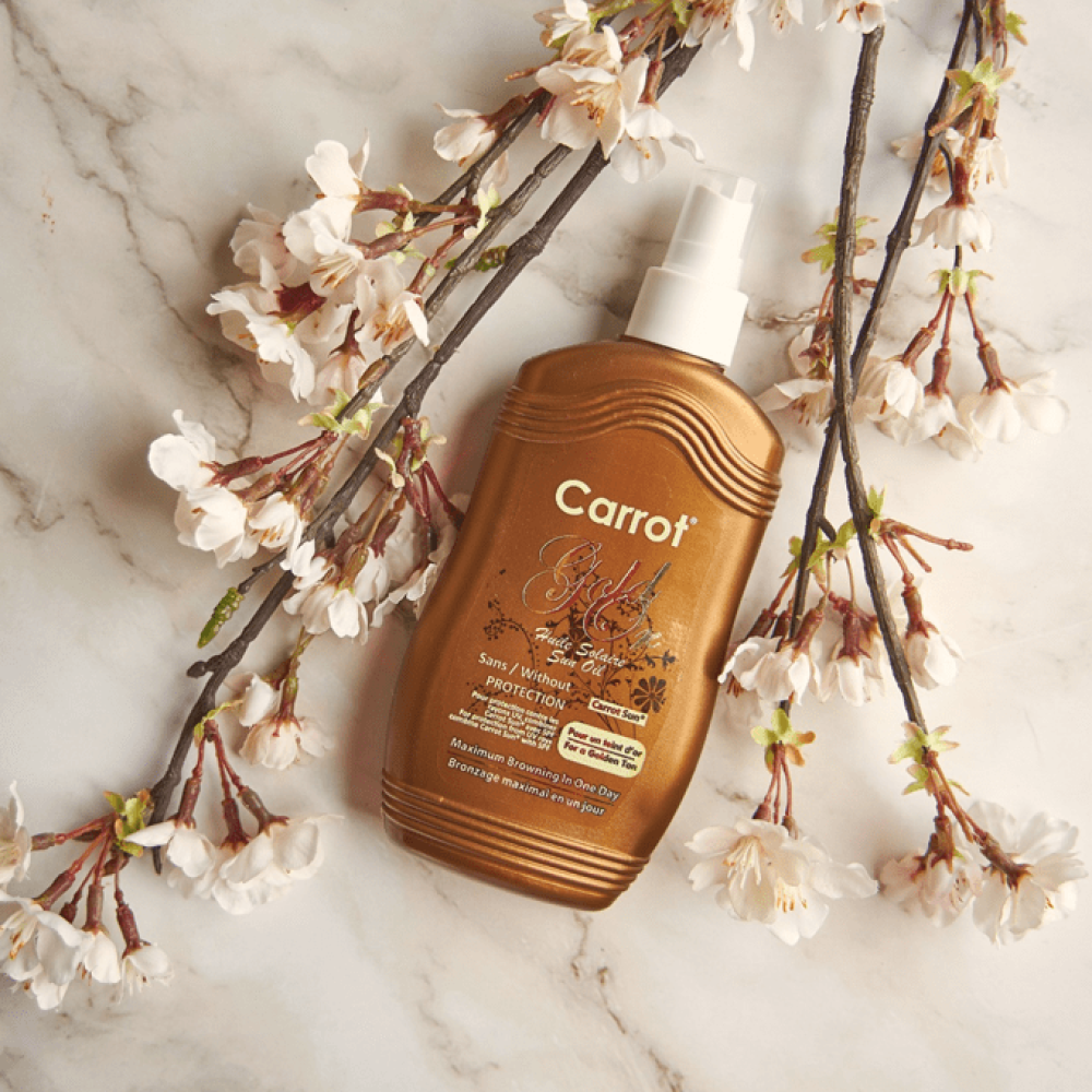 بخاخ زيت تان تسمير جولد من كاروت صن - 200مل