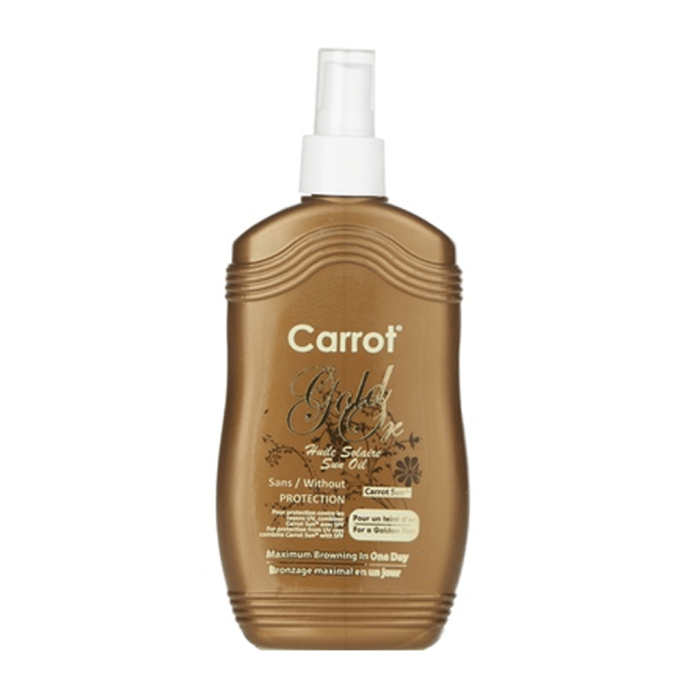 بخاخ زيت تان تسمير جولد من كاروت صن - 200مل