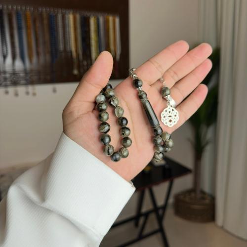 سبحه بكلايت زيتي اسود