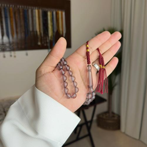 كبدي شفاف كركوشه عنابي