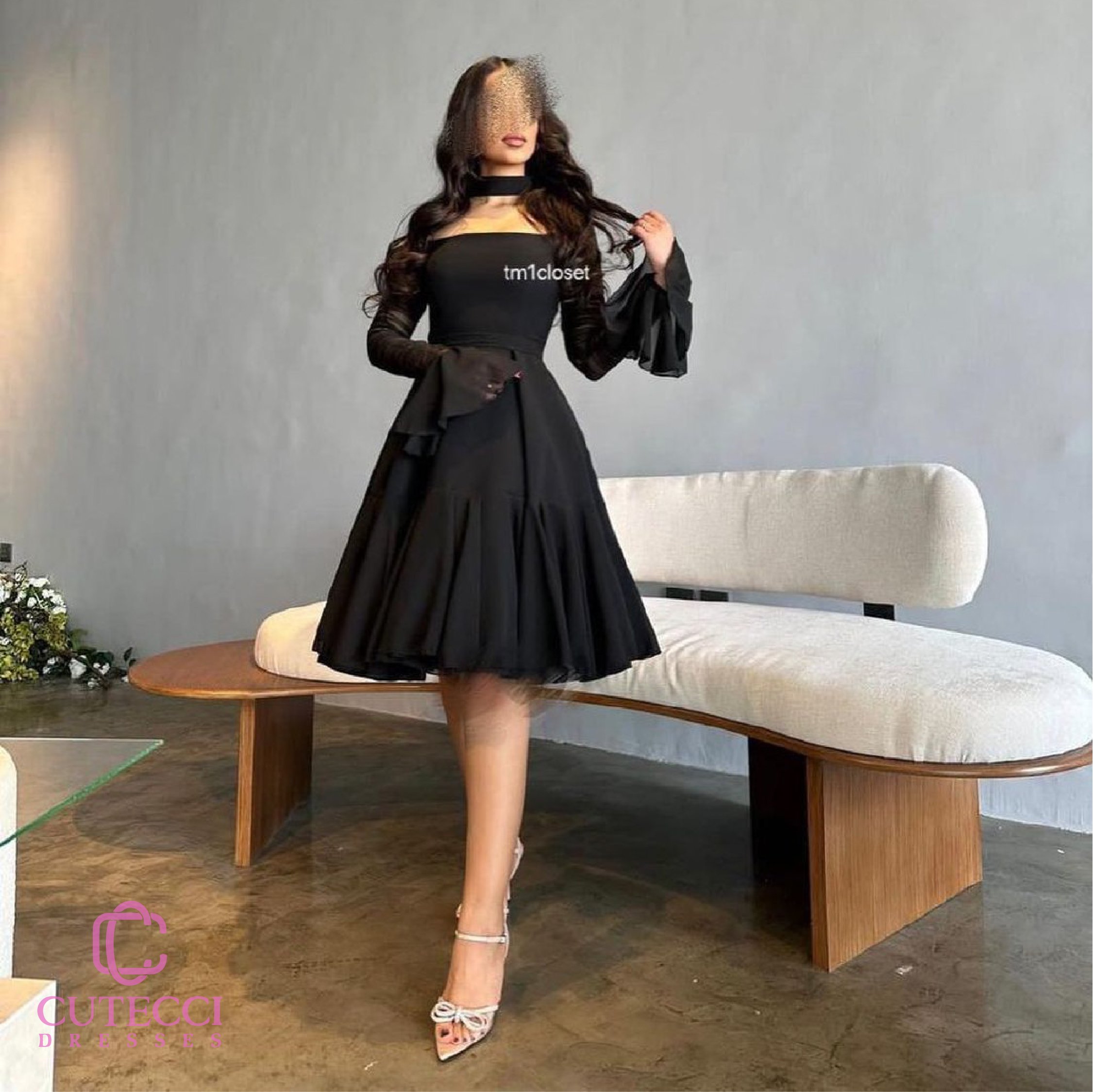 فستان سهرة قصير