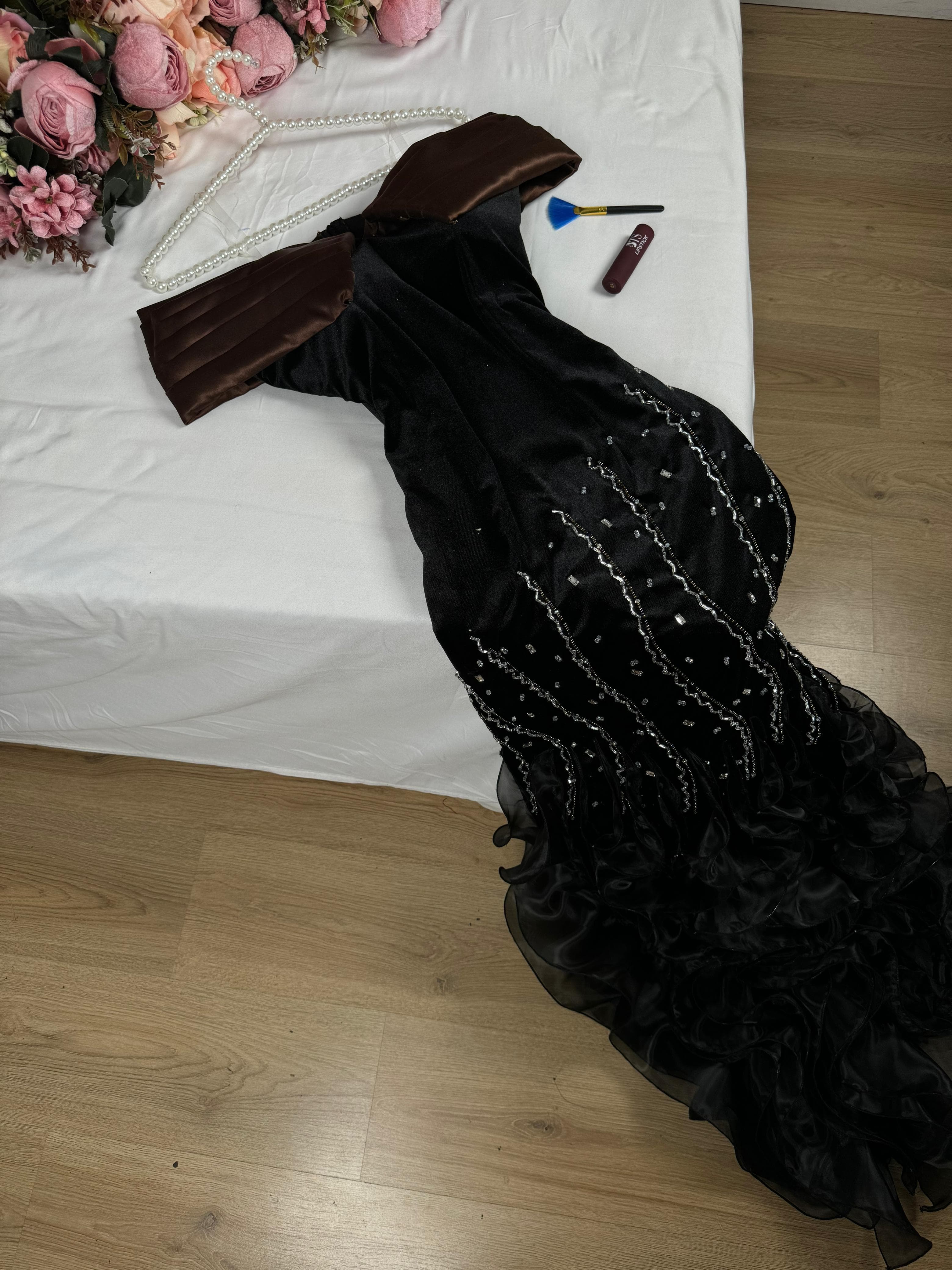 فستان سهرة شتوي