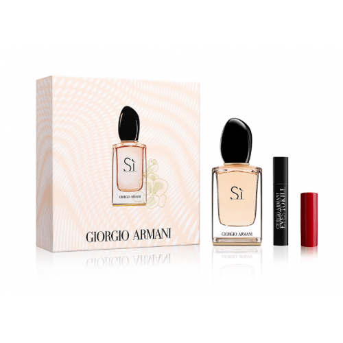 طقم ارماني سي او دو بارفيوم (عطر 50مل+ماسكارا 2مل+...