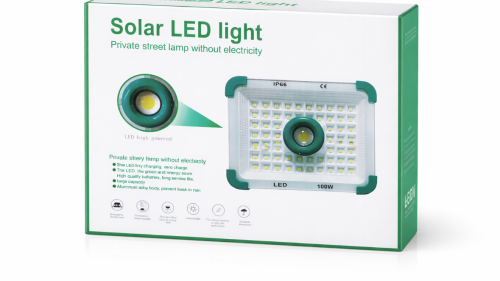 مصباح يدوي يعمل بالطاقة الشمسية بتقنية LED،