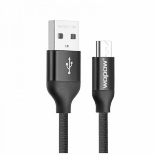 وبوكيبل مايكرو أسود قماش - مايكرو يو اس بي - ام سي 04 - بطول 1.5 متر