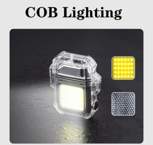 ولاعه كهربائية مع اضاءة مقاومه للماء