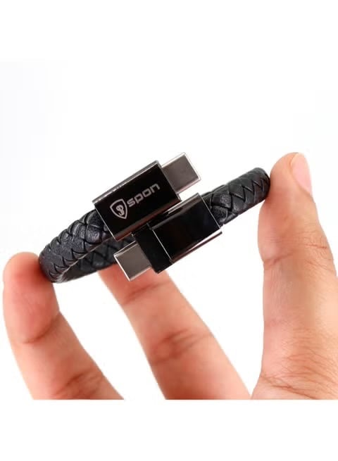 سبون كيبل شاحن سوارة في اليد, USB C To USB C