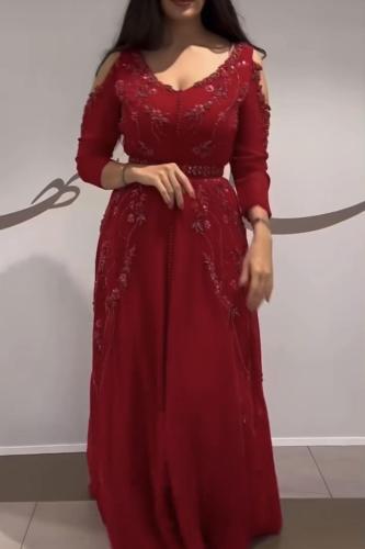 قفطان كتف مفتوح