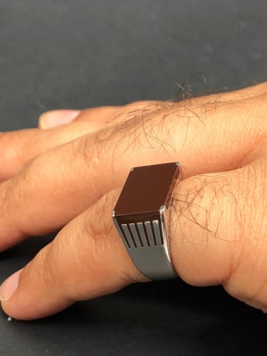 خاتم الفضه العصري عيار 925