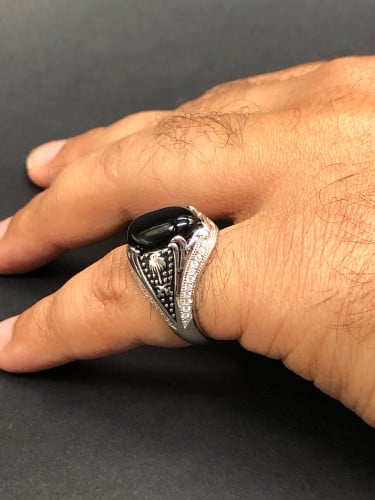 خاتم الفضه العصري عيار 925