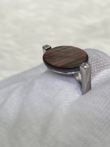 خاتم فضه موديل ايطالي