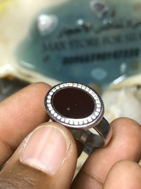 خاتم فضه موديل ايطالي