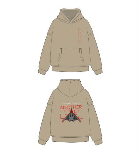 HOODIE - LIGHT BROWN