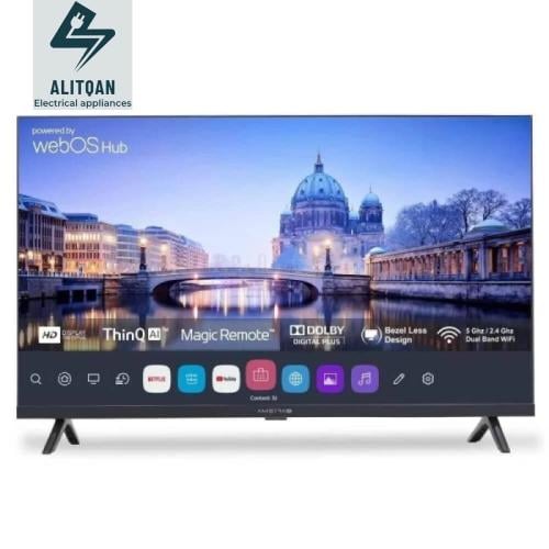 شاشة تليزون 50 بوصة 4K سمارت بدون إطار WebOS موديل...