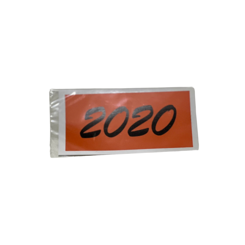 استيكر 2020 قطعة واحدة