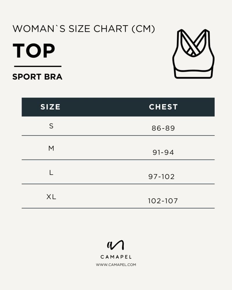 Medium sports bra size online