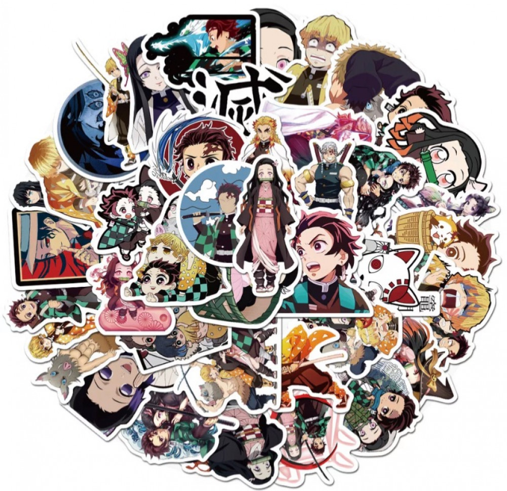 ستيكرات قاتل الشياطين Kimetsu No Yaiba Stickers متجر انمي Ovaystore