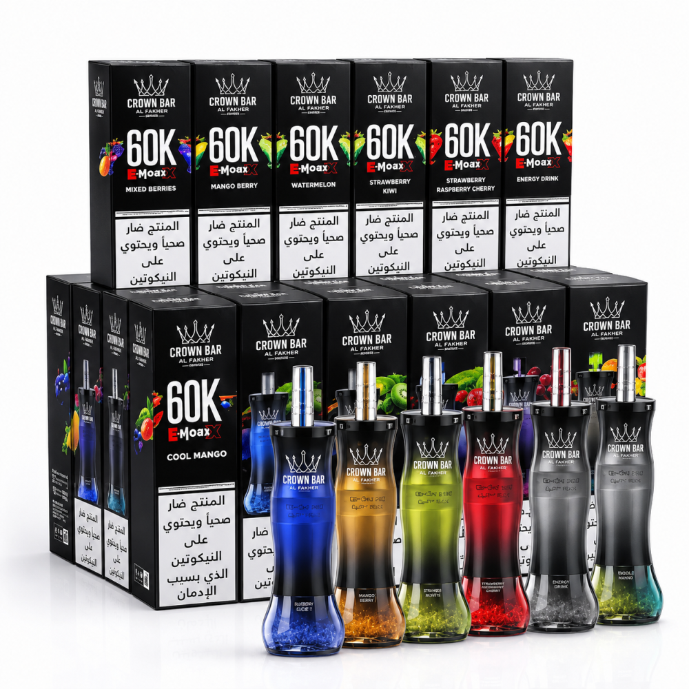 الفاخر كراون بار 60000 سحبة وRipe Vapes Virginia Blend 40K