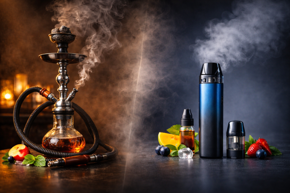 الفرق بين نكهة الشيشة ونكهة السحبة